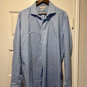 Calvin Klein Men's Sky Blue Dress Shirt